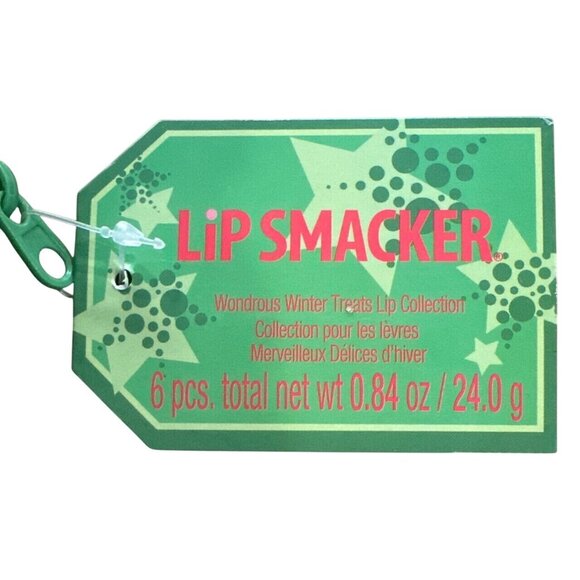 Vintage Bonne Bell Lip Smacker Wondrous Winter Lip Balm Set 6 Flavors w/Zip Pouc - Picture 6 of 7